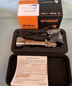 Manker Striker Mini Tactical Flashlight 635LM USB-C Rechargeable EDC
