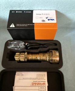 Manker Striker Mini Ti Tactical Flashlight 635LM USB-C Titanium EDC