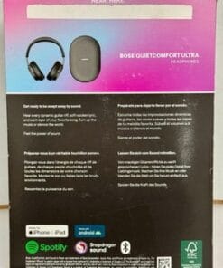 Bose QuietComfort Ultra Headphones Black ANC + Case USB & AUX - Very Good - Image 8