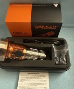 Manker MC13 II Titanium Flashlight SBT90 4000LM USB-C 600M Throw EDC