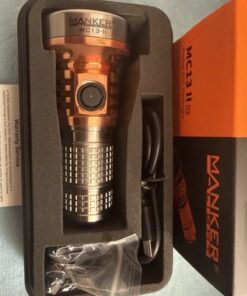 Manker MC13 II Titanium Flashlight SBT90 4000LM USB-C 600M Throw EDC - Image 4