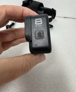 GoPro HERO8 Black 4K Action Camera Bundle w/ Battery Cable Head Strap - Image 8