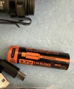 Manker Striker Mini EDC Tactical LED Flashlight 635LM 430M 14500 - Image 8