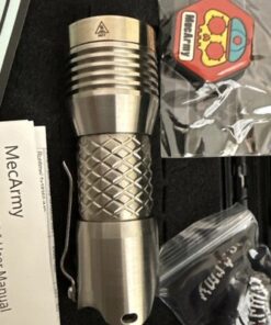 Alternative view of MeCArmy PS16 2000LM EDC Flashlight Stainless Steel USB Rechargeable