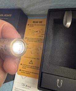 Olight i16 Brass Limited Edition Keychain Flashlight 16th Anniversary - Image 7