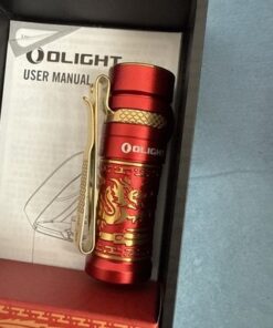Olight Baton 3 Red Limited Edition Rechargeable LED Flashlight - Image 8