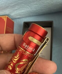 Olight Baton 3 Red Limited Edition Rechargeable LED Flashlight - Image 9
