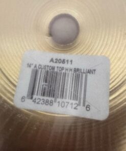 Zildjian A Custom 14” Hi-Hat Top Cymbal Brilliant (A20611) - Image 9