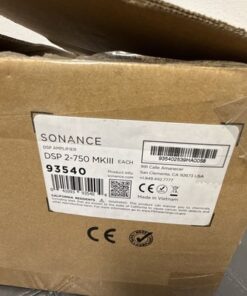Sonance DSP 2-750 MKIII Power Amplifier 2 Channel 1500W Tested - Image 15