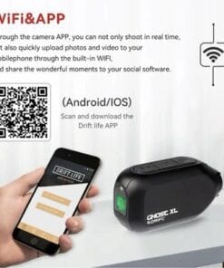 Drift Ghost XL Action Camera 1080p 30fps IPX7 WiFi 300° Lens Dash Cam 9Hr, New. - Image 8