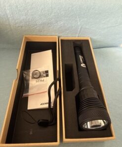 Lumintop PK25 LED Flashlight 350LM 490m Throw 2xAA Long Range Tactical