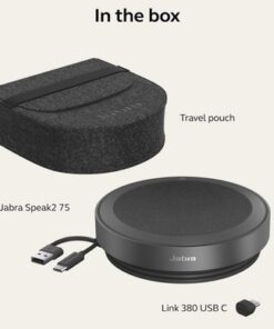 Jabra Speak2 75 MS Teams Speakerphone Link 380c USB-C Bluetooth Portable - Image 5