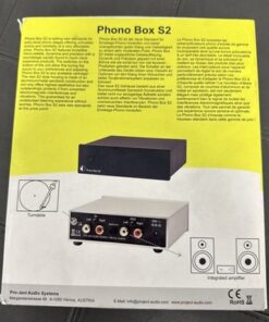 Alternative view of Pro-Ject Phono Box S2 MM/MC Phono Preamp RIAA High Fidelity Stereo PHOBOXS2B Blk