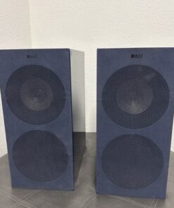 KEF R3 Meta Bookshelf Speakers Pair 3-Way Uni-Q MAT HiFi Blue Tested, Plz Read!