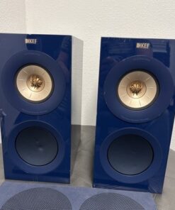 KEF R3 Meta Bookshelf Speakers Pair 3-Way Uni-Q MAT HiFi Blue Tested, Plz Read! - Image 2