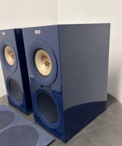 KEF R3 Meta Bookshelf Speakers Pair 3-Way Uni-Q MAT HiFi Blue Tested, Plz Read! - Image 3