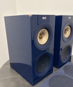 KEF R3 Meta Bookshelf Speakers Pair 3-Way Uni-Q MAT HiFi Blue Tested, Plz Read! - Image 4