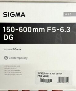 Sigma 150-600mm F5-6.3 DG OS HSM Nikon Bundle Dock Filter Bag Mono - Image 14