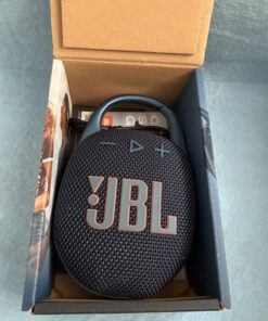 JBL Clip 5 Portable Bluetooth Speaker Waterproof IP67 12H Playtime Blue.