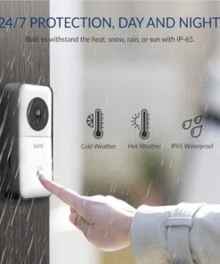 Kami Smart Video Doorbell Camera WiFi HD 1080p Night Vision 2-Way Audio IP65 - Image 3