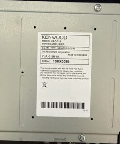 Kenwood KAC-314 4 Channel Amplifier Class D 600W Car Audio Stereo Amp Hi-Res - Image 4