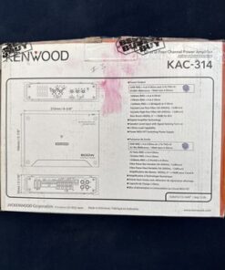 Kenwood KAC-314 4 Channel Amplifier Class D 600W Car Audio Stereo Amp Hi-Res - Image 8