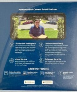 Kami Smart Video Doorbell Camera WiFi HD 1080p Night Vision 2-Way Audio IP65 - Image 7