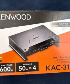 Kenwood KAC-314 4 Channel Amplifier Class D 600W Car Audio Stereo Amp Hi-Res - Image 10