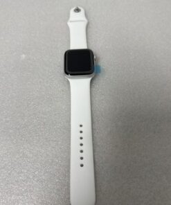 Alternative view of Apple Watch Series 6 44mm GPS + Cellular Silver Aluminum White Sport Band #6