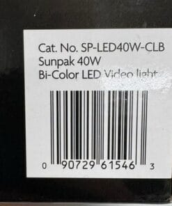 Sunpak 40W Bi-Color COB Video Light SP-LED40W-CLB | Missing Knob - Image 6