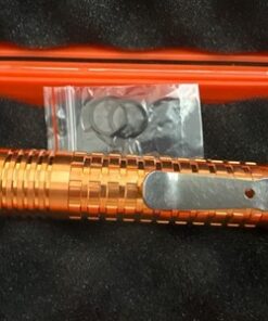 ReyLight Dawn Copper Flashlight XPL HI 6000K 18650 EDC LED Light w/ Case - Image 2