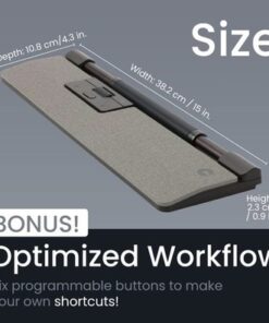 NEW Contour RollerMouse Pro Wired Ergonomic Rollerbar Mouse USB Grey - Image 3