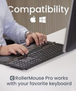NEW Contour RollerMouse Pro Wired Ergonomic Rollerbar Mouse USB Grey - Image 5
