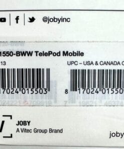 JOBY TelePod Mobile JB01550-BWW Tripod Selfie Stick w Bluetooth Remote - Image 4