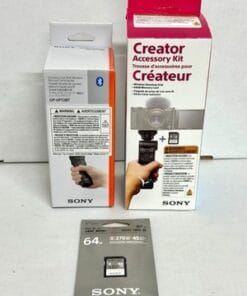 Sony Creator Accessory Kit ACCVC1 Shooting Grip + Bluetooth Remote + 64GB SD