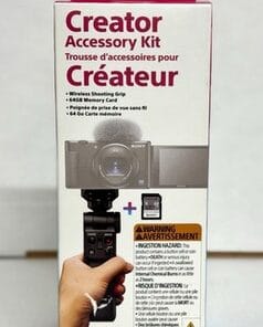 Sony Creator Accessory Kit ACCVC1 Shooting Grip + Bluetooth Remote + 64GB SD - Image 2