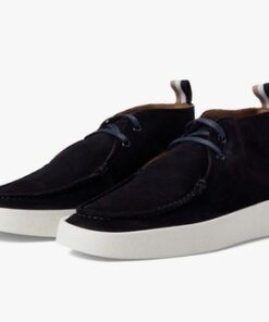 HUGO BOSS Men’s Clay Desert Boot – Dark Blue – Size 9