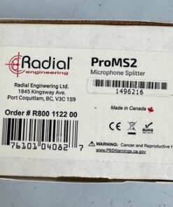 Radial Engineering ProMS2 Passive 2-Way Mic Splitter Bundle w/ Pig Hog Cable - Image 8