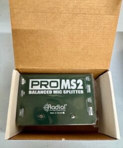 Radial Engineering ProMS2 Passive 2-Way Mic Splitter Bundle w/ Pig Hog Cable - Image 10