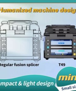 ORIENTEK T49 FTTx Mini Fusion Splicer, 8s Splicing, 3.5” LCD, Fiber Optic Tool - Image 5