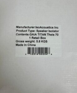 IsoAcoustics GAIA-Titan Theis Isolation Feet Set of 4 Speaker Subwoofer 320lb - Image 18