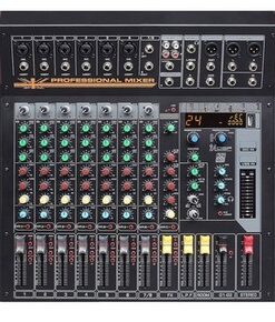 Boytone BT-88MX 9-Channel Bluetooth Audio Mixer DJ Sound Controller USB