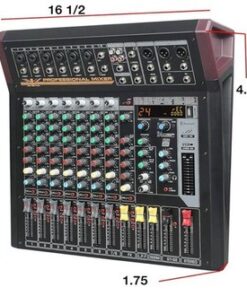 Alternative view of Boytone BT-88MX 9-Channel Bluetooth Audio Mixer DJ Sound Controller USB