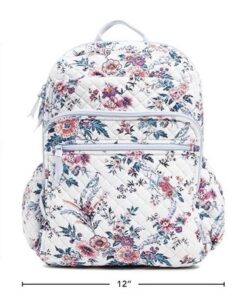 Vera Bradley Women's Cotton XL Campus Backpack, Black - Recycled Cotton One Size - Image 6