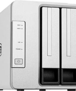 TerraMaster F2-210 2-Bay NAS Server Quad-Core 1GB DDR4 RAM Diskless Cloud