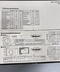 Kenwood KFC-W120SVC 12” Subwoofer 1000W Peak 4 Ohm Single Voice Coil - Image 2