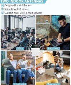 SuperBars 65dB 5G 4G LTE Cell Phone Signal Booster Kit - 6000sqft FCC Approved - Image 6