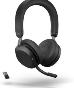 Jabra Evolve2 75 Wireless Headset Link380a UC Stereo ANC Black New