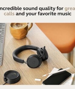 Jabra Evolve2 75 Wireless Headset Link380a UC Stereo ANC Black New - Image 7