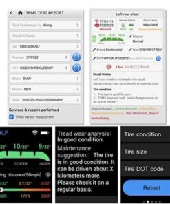 Autel MaxiTPMS TBE200E Laser Tire Tread Depth & Brake Disc Wear Tester Examiner - Image 11